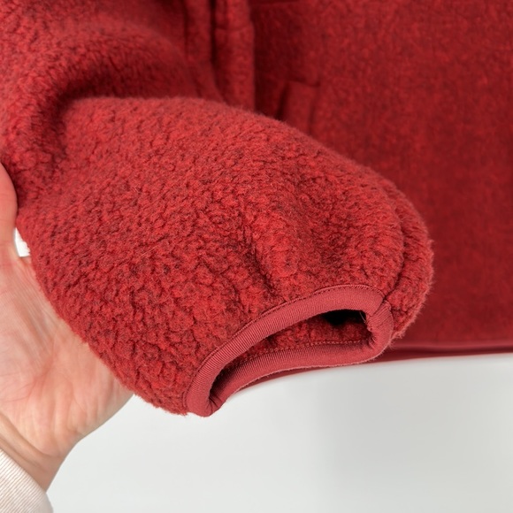 Madewell sherpa teddy pullover sweater size Medium - Picture 5 of 6